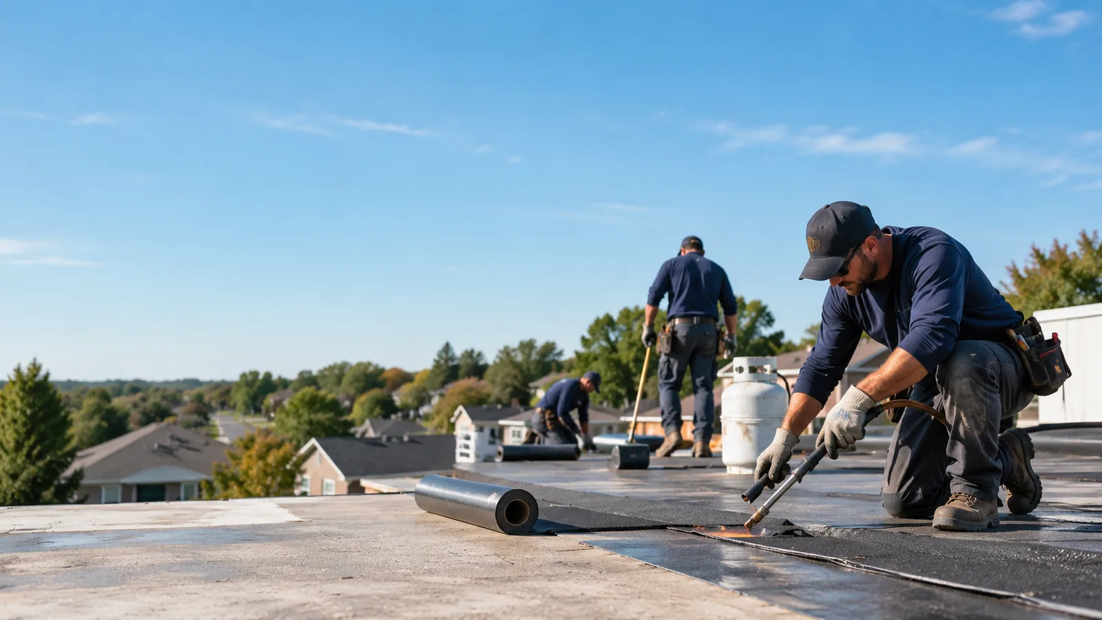 Flat Roof Leak Repair providers in Happy, TX